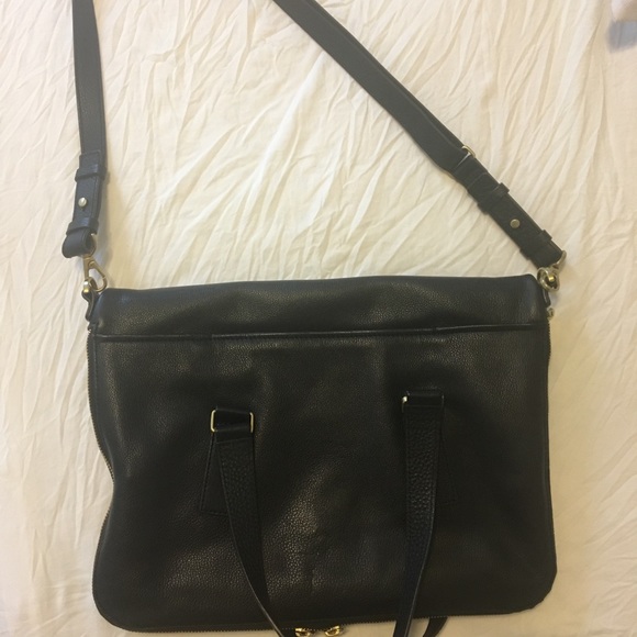 Fossil crossbody leather laptop bag - Picture 2 of 4